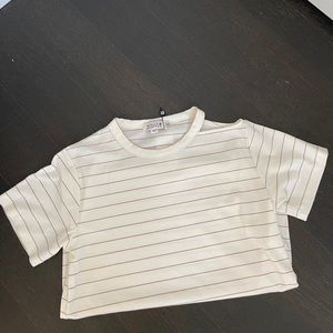 Shoulder cut out T-shirt new with tags